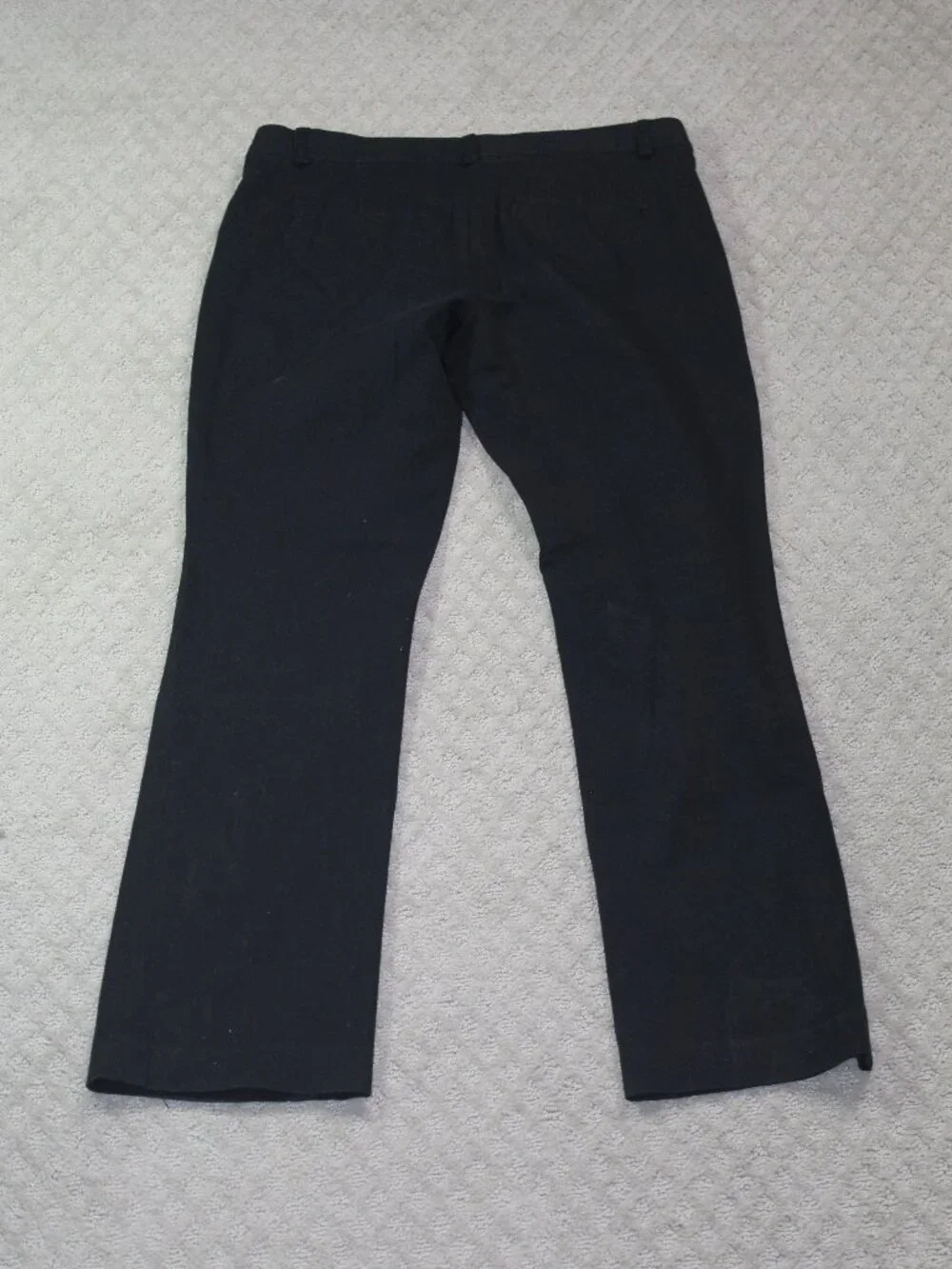 Gibson + Latimer Size 4 Black Mid Rise Straight Leg Chino Pants